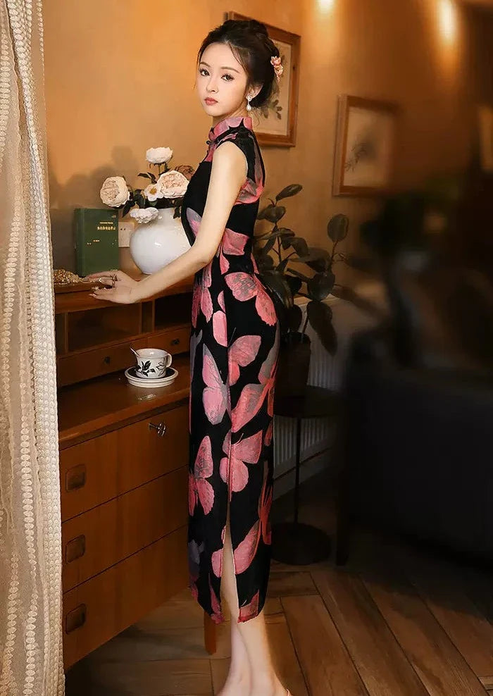 Forever young | Velvet Qipao Dress (芳华)