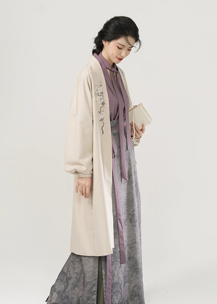 Urban Diary | Modern 4-Piece San Jian Skirt Set (城市日记)