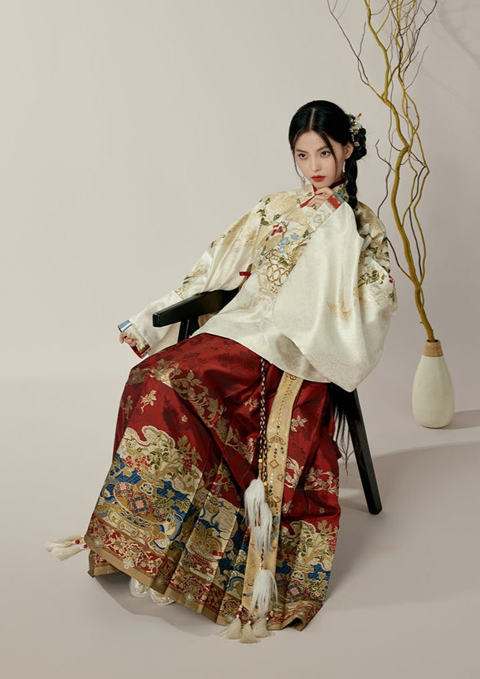 Golden Branch | 2-Pieces Ming Hanfu (九曜金枝)