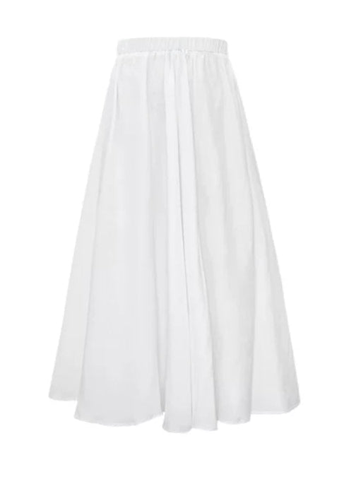Cloud White | White / Black Midi Maxi Underskirt (云白)