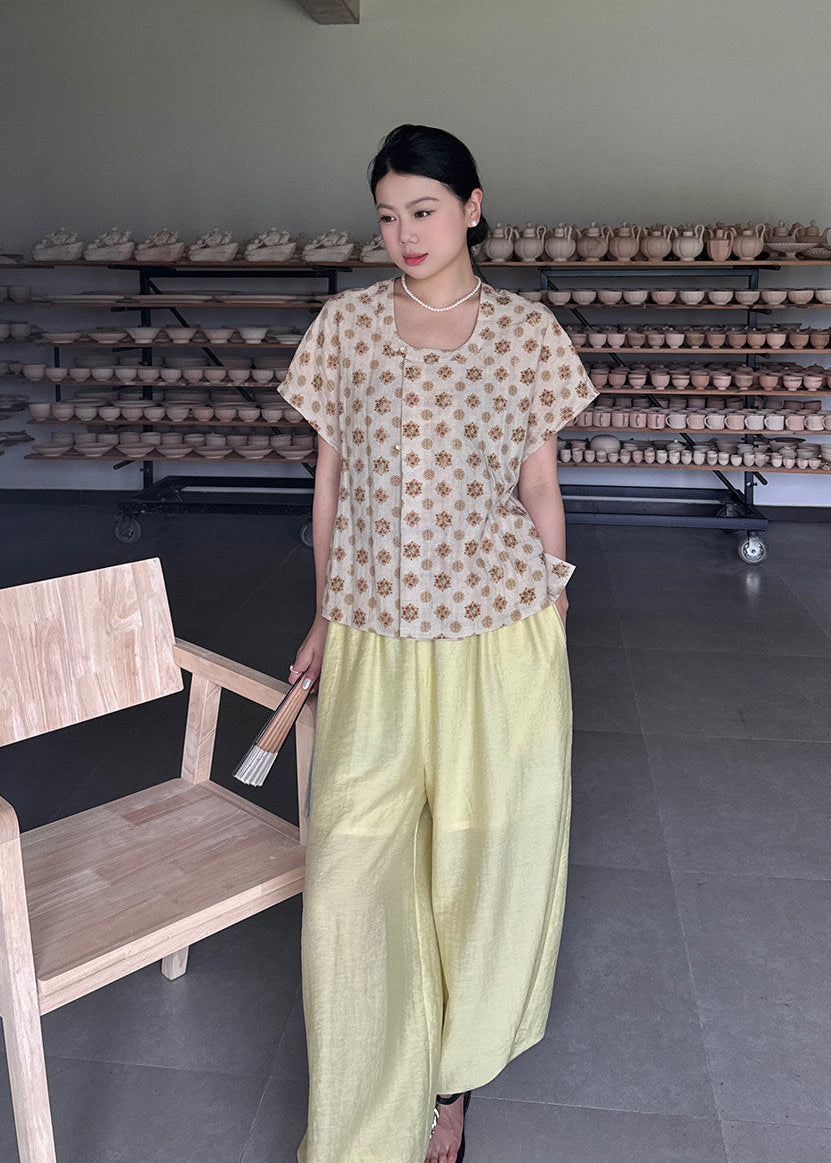 Camisa interior y pantalones Hanfu masculino/unisex para todas las estaciones (汉服中衣)