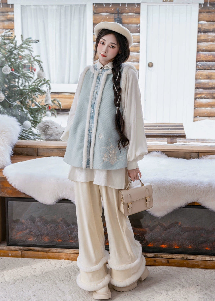 Snowy Plush | Modern 3-Piece Set (雪绒绒)