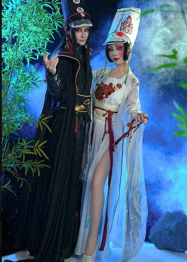 Wu Chang | 4-Piece Unisex Couple Hanfu (黑白无常)