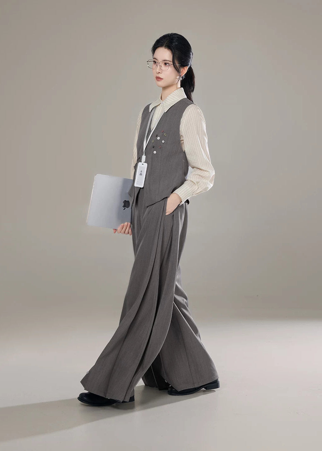Breeze Tale | Modern 3-Piece Pants Set (揽风叙)