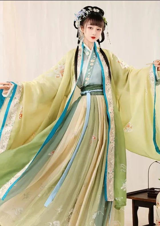 Phoenix Butterfly  | Unisex 3-Pieces Hanfu Set (凤蝶)
