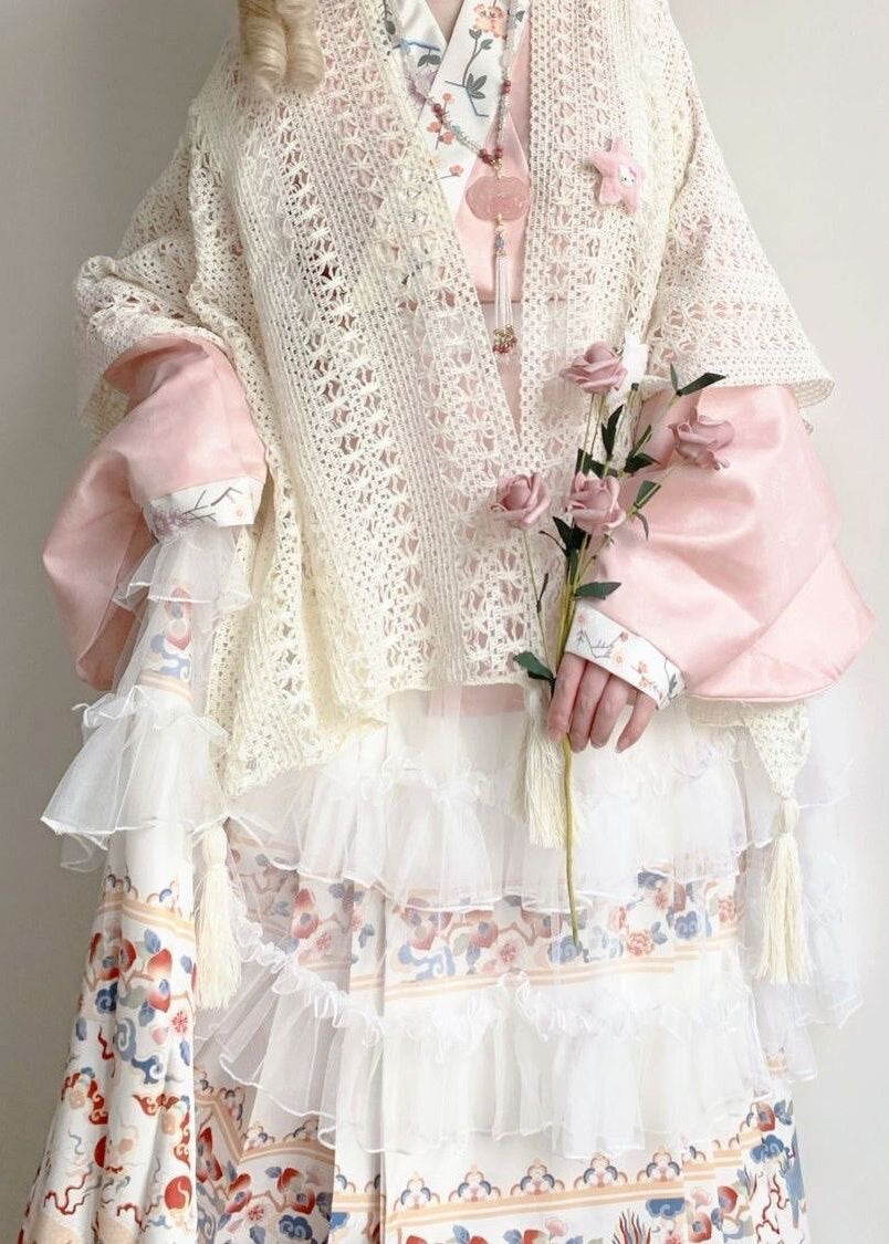Sweet Petal | 4-Piece Plus Lolita Hanfu (甜瓣)