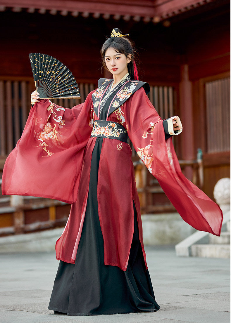 Jade Light | 3-Piece Unisex Couple Hanfu (碧海瑶光)