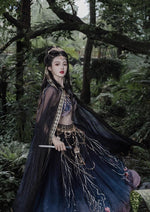 Moonlight Elf | Dunhuang Embroidered Gown (蝶骨)