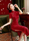 Wine Beauty | Red Qipao Dress (酒色佳人)