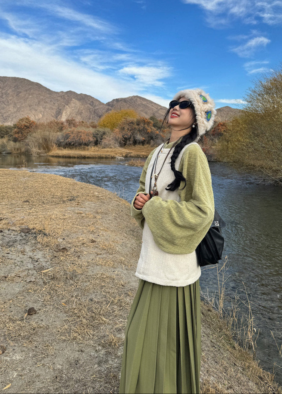 Sea Salt Mint | Plus Modern Skirt Set (海盐薄荷)