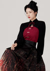 Cinnabar | Modern 3-Pieces Ma Mian Skirt Set (丹砂)