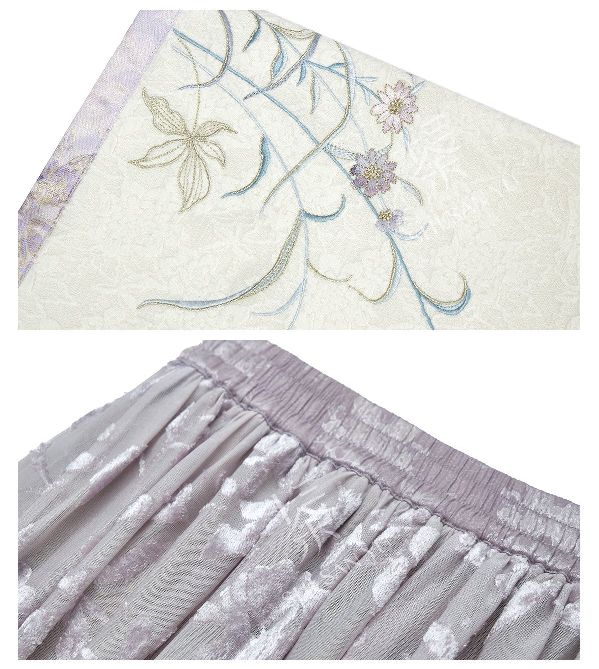 Snowbound Melody | 3-Piece 2027 New Year Hanfu (画弦雪)