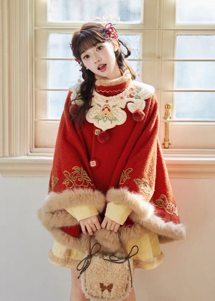 Persimmon Bliss | 2-Pieces 2025 New Year Ming Hanfu (柿柿莓好)