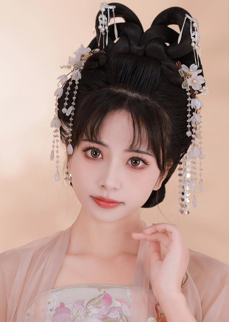 Pear Blossoms | 2-Piece Pear Flower Hairclips (见梨花)