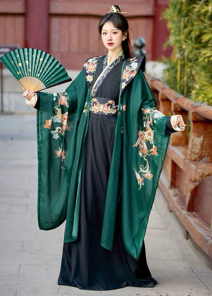 Jade Light | 3-Piece Unisex Couple Hanfu (碧海瑶光)