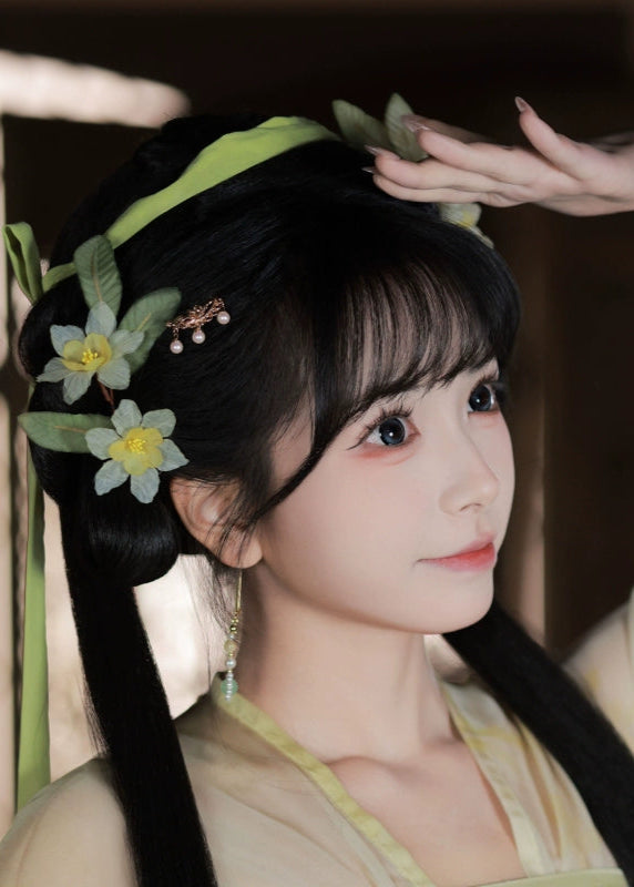 Spring Charm | 2-Piece Flower Hair Pieces (水仙子)