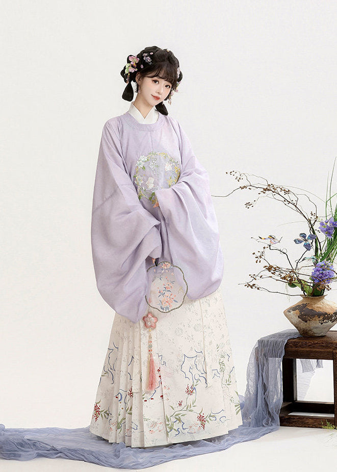 Moonlight Flower | 3-Piece Printed Hanfu (月下花眠)