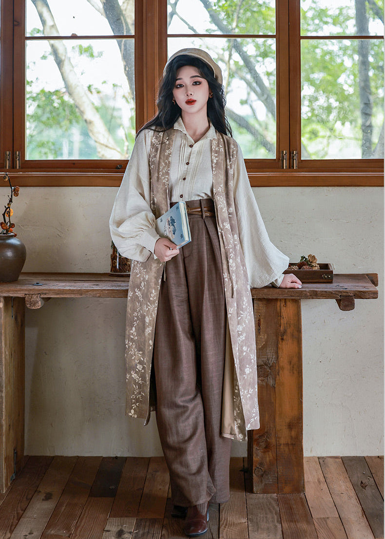 French Holiday | Modern 3-Piece Pants Set (南法假日)
