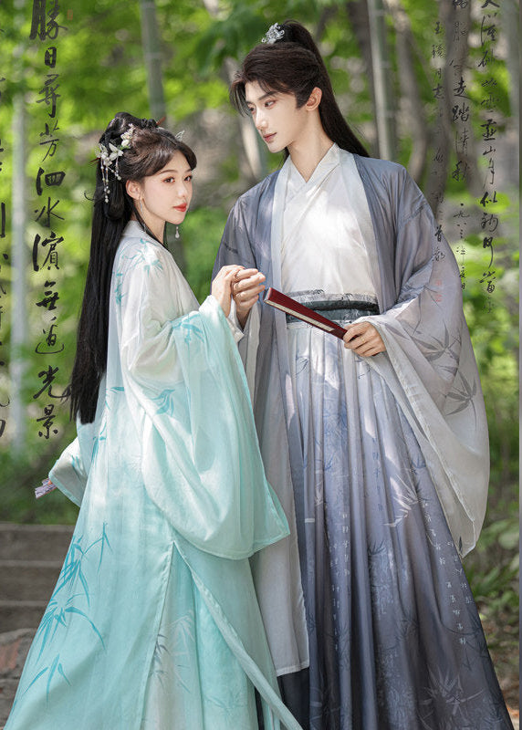 Mystic Bamboo | 3-Piece Unisex Couple Plus Hanfu (玄玉)