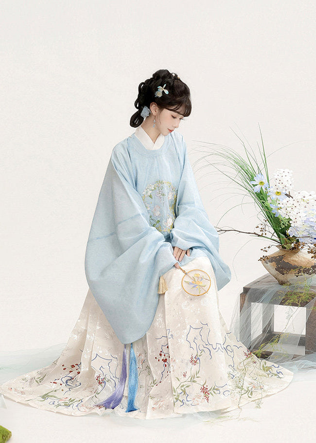 Moonlight Flower | 3-Piece Printed Hanfu (月下花眠)