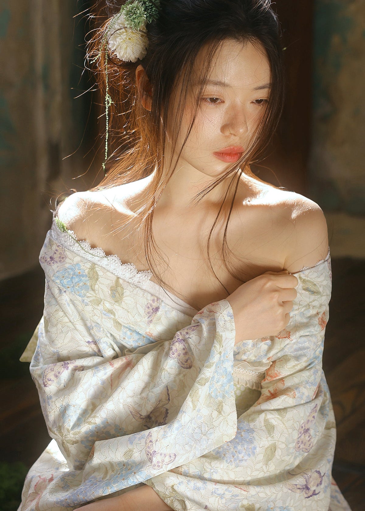 Butterfly & Blossom | 6-Piece Asian Kimono (蝶与花)