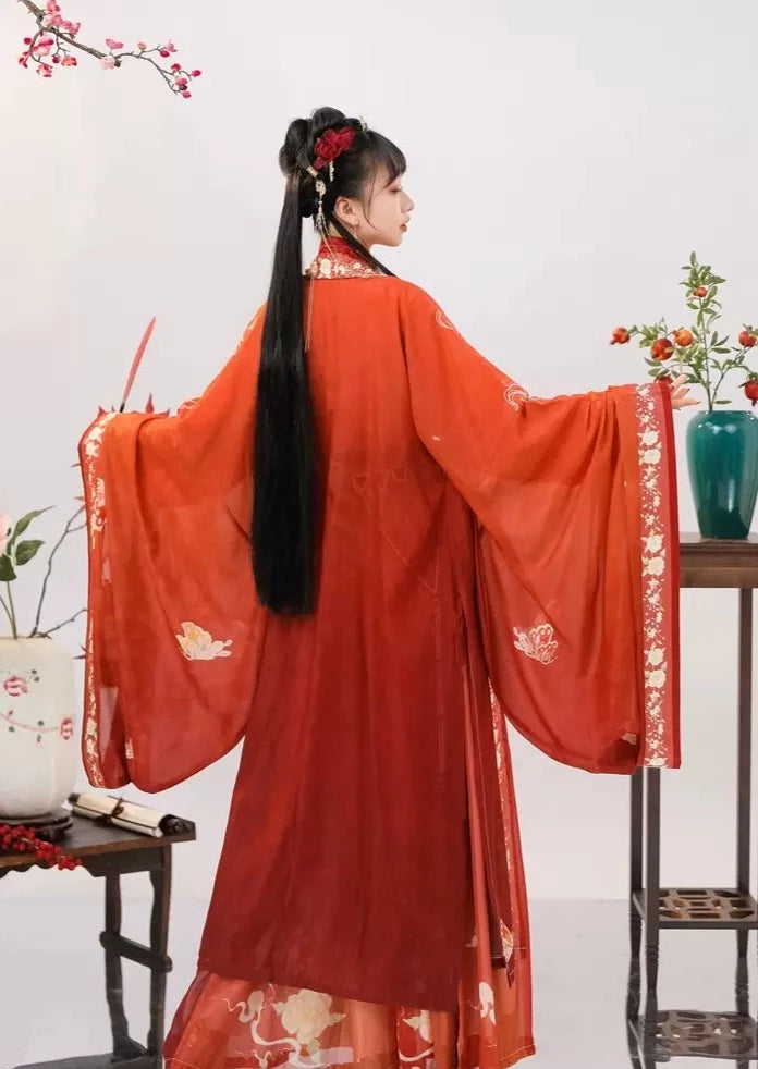 Phoenix Butterfly  | Unisex 3-Pieces Hanfu Set (凤蝶)