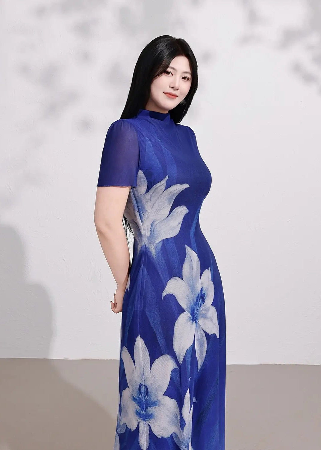 Orchid Pavilion | Maxi Modern Plus Qipao (兰亭)