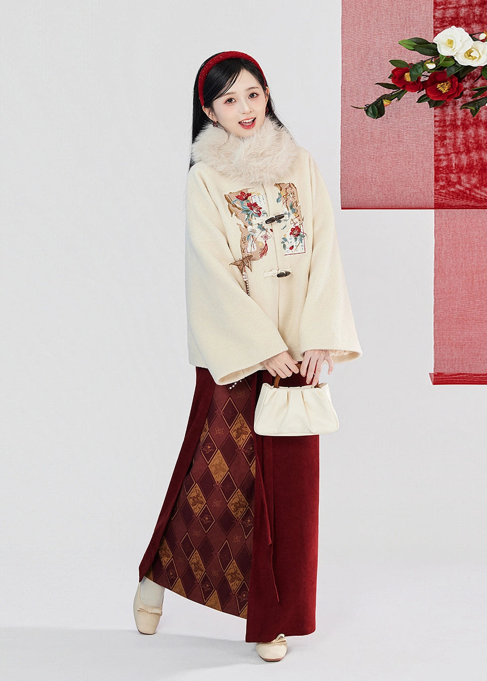 Farewell Harmony | Modern 2026 New Year 3-Piece Set (辞岁景和)