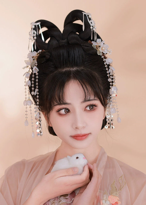 Pear Blossoms | 2-Piece Pear Flower Hairclips (见梨花)