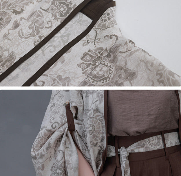 Fall Inkstone | Modern 4-Piece Pants Set (砚秋)