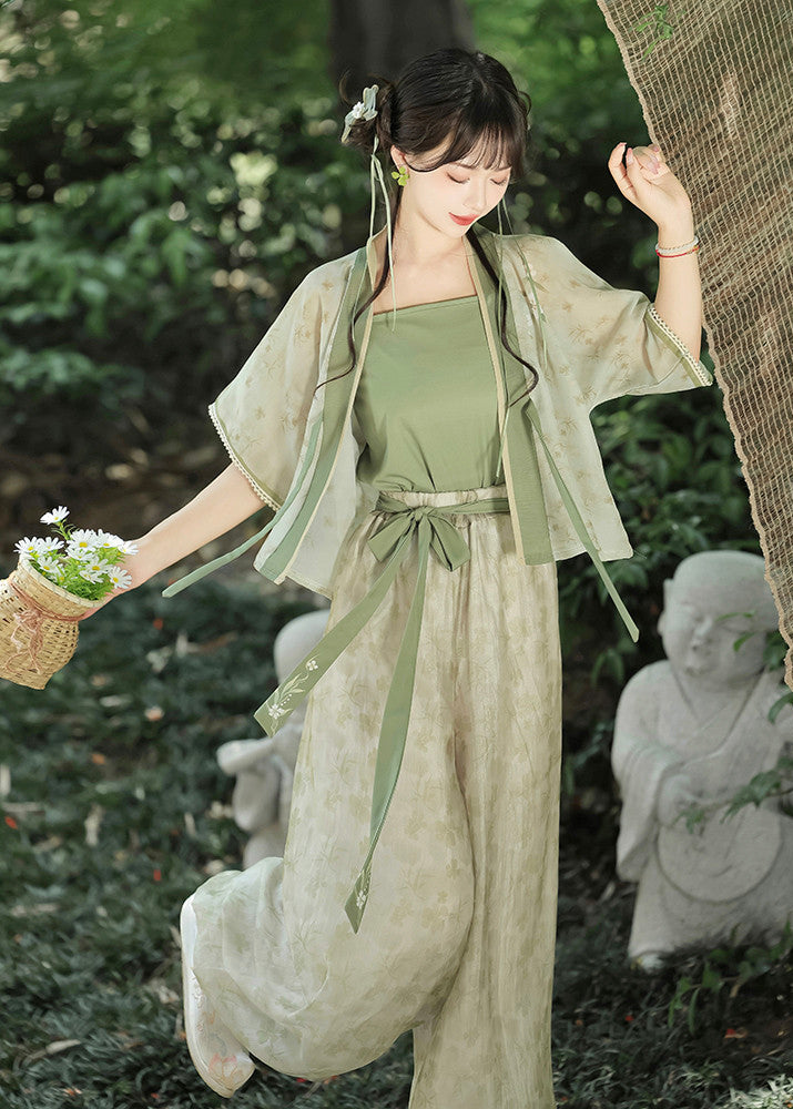 Little Jasmine | 3-Piece Plus Pants Hanfu (小茉莉花)
