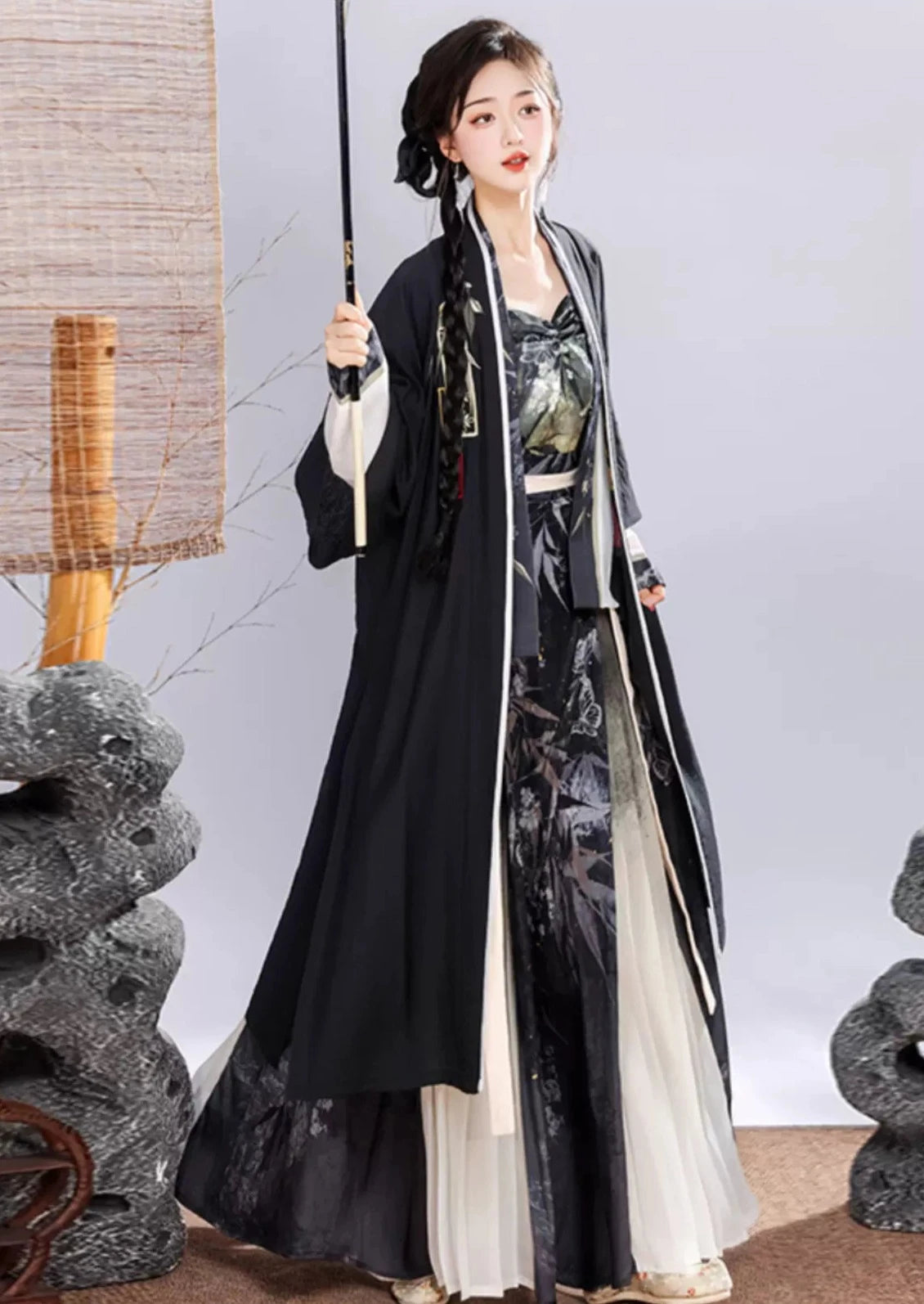 Ink Whispers | 4-Pieces Hanfu Set (墨客)