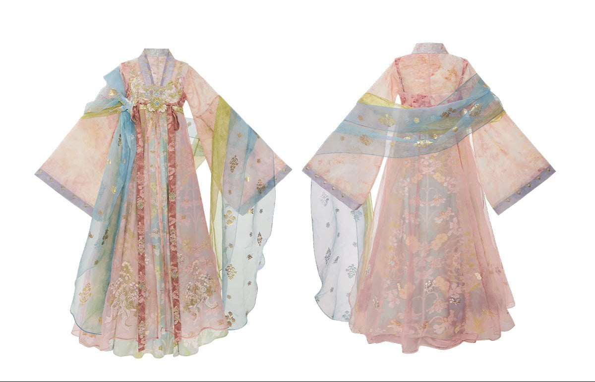Orioles & Flowers | 3-Piece Embroidered Hanfu (莺花里)