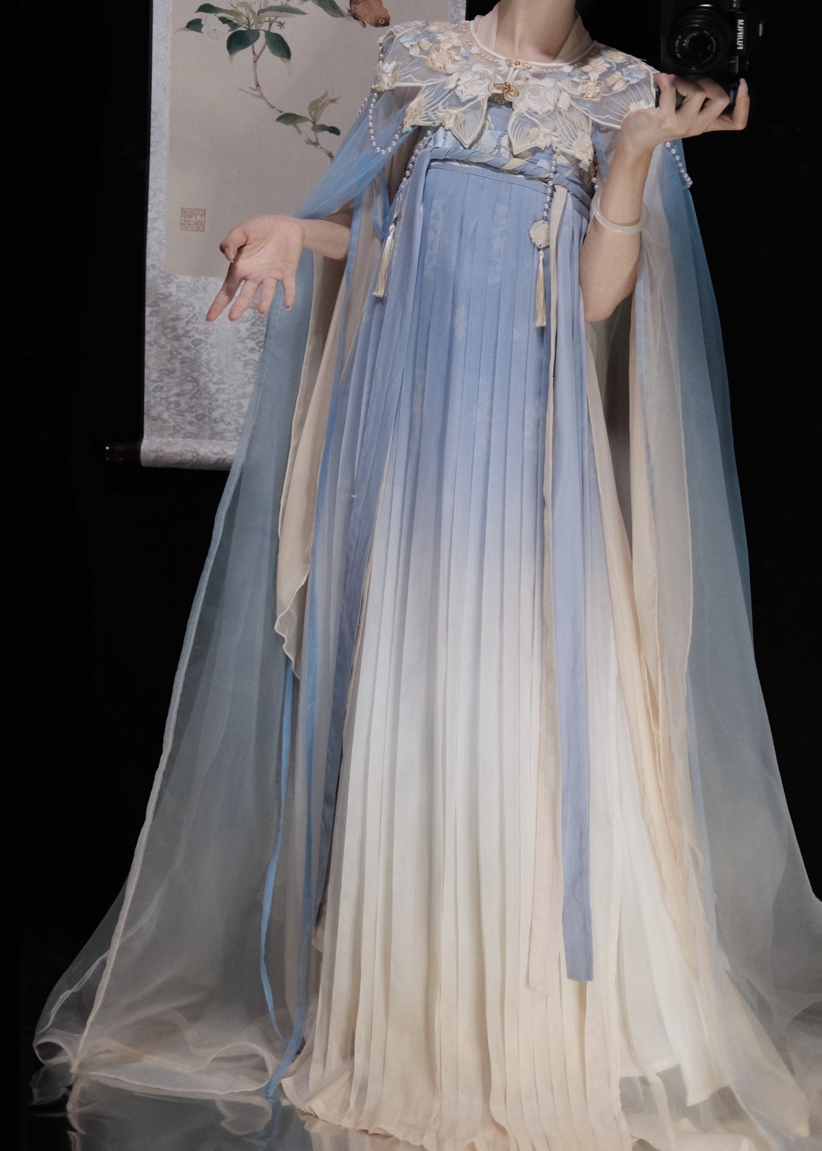 Moonlight | 5-Piece Embroidered Plus Hanfu (皎月)