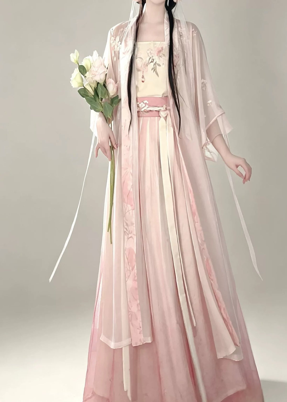 Honey Peach | 3-Piece Plus Hanfu (蜜桃)