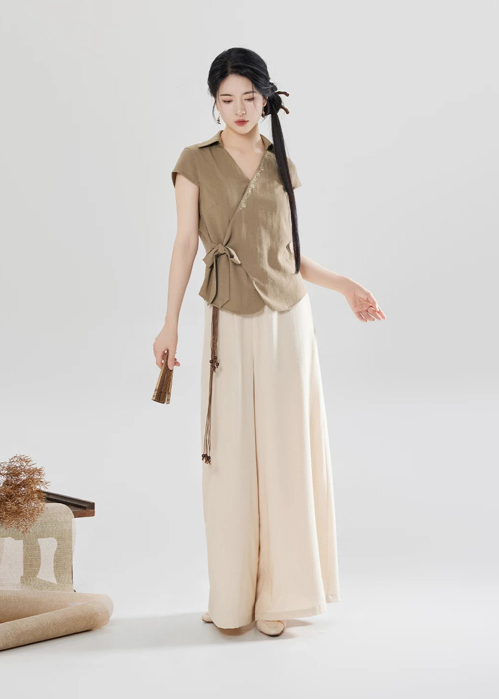 Drifting Clouds | Modern 2-Piece Pants Set (舒云时)
