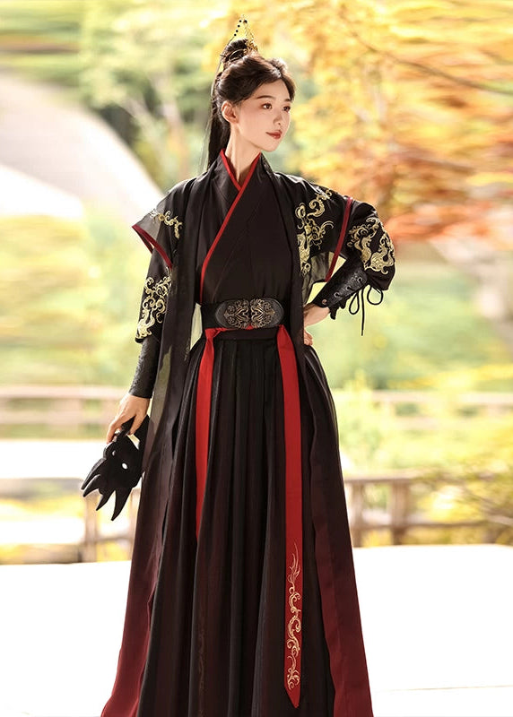 Twilight Sky | Unisex 5-Piece Hanfu Set (玄霄)