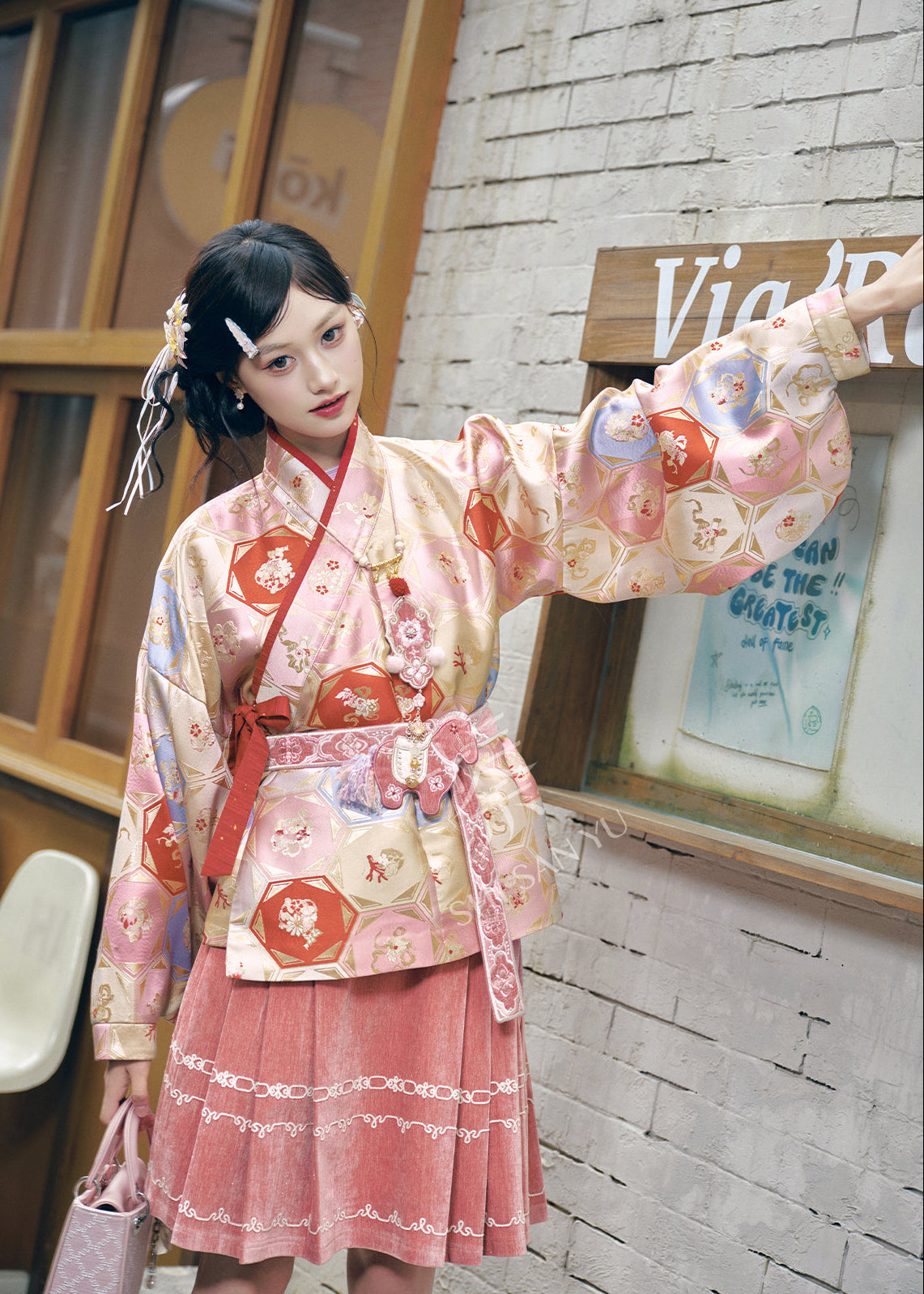 Pearl Clouds | 4-Piece 2026 New Year Hanfu (绣云珠)