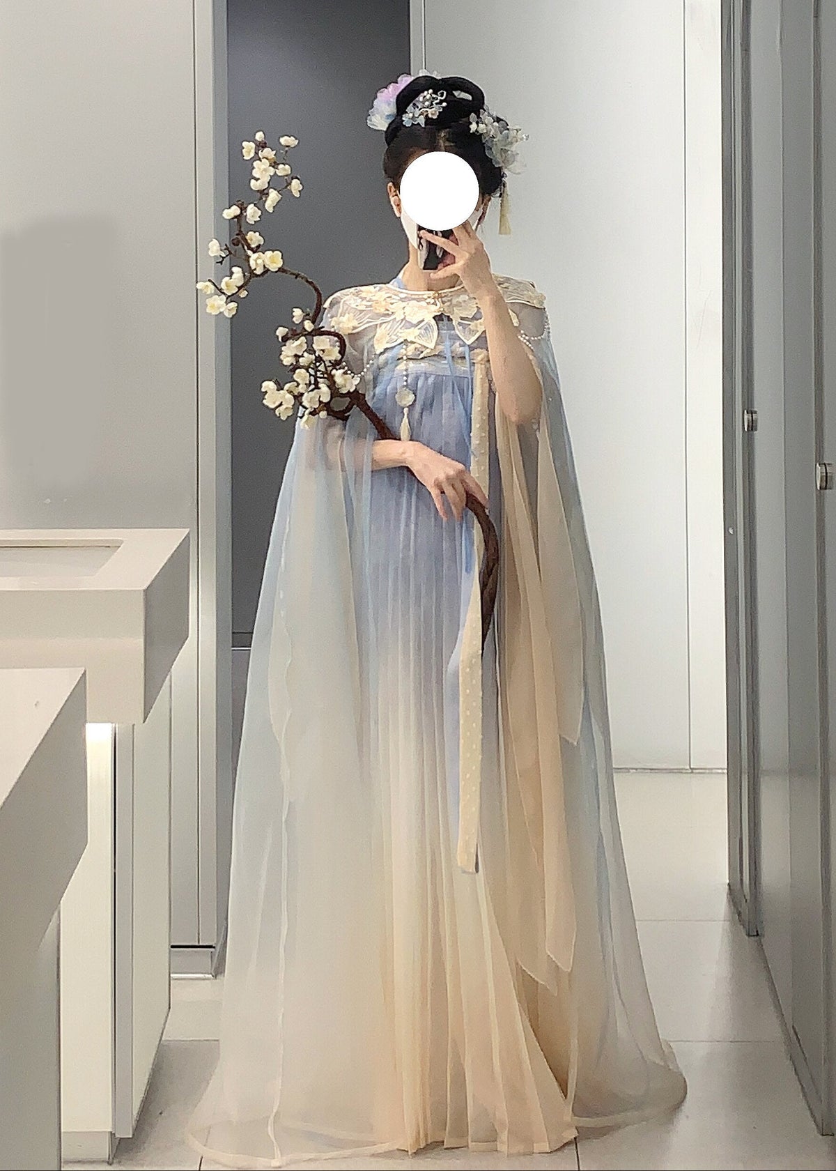Moonlight | 5-Piece Embroidered Plus Hanfu (皎月)