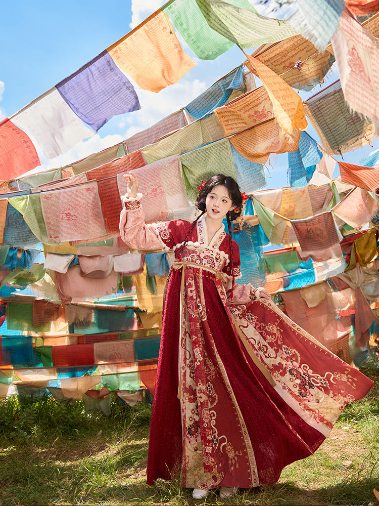 Fortune Snake | 4-Pieces 2025 New Year Hanfu (灵蛇小财神)