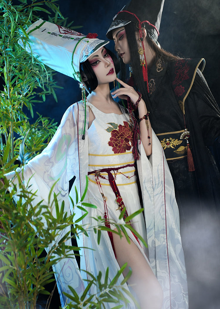 Wu Chang | 4-Piece Unisex Couple Hanfu (黑白无常)