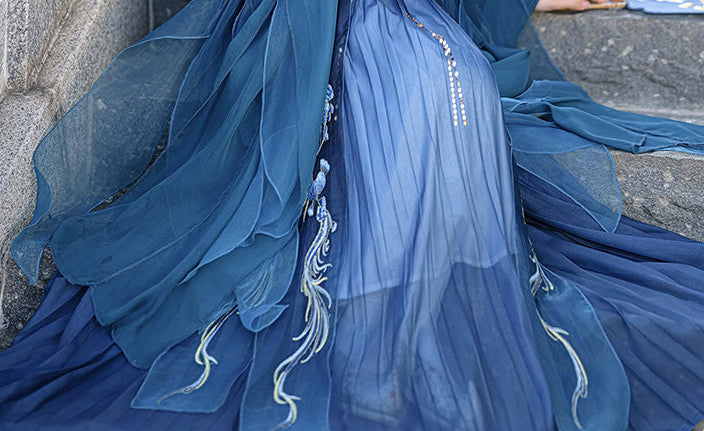 Dragon Queen  | 5-Piece Embroidered Hanfu (西海龙王)