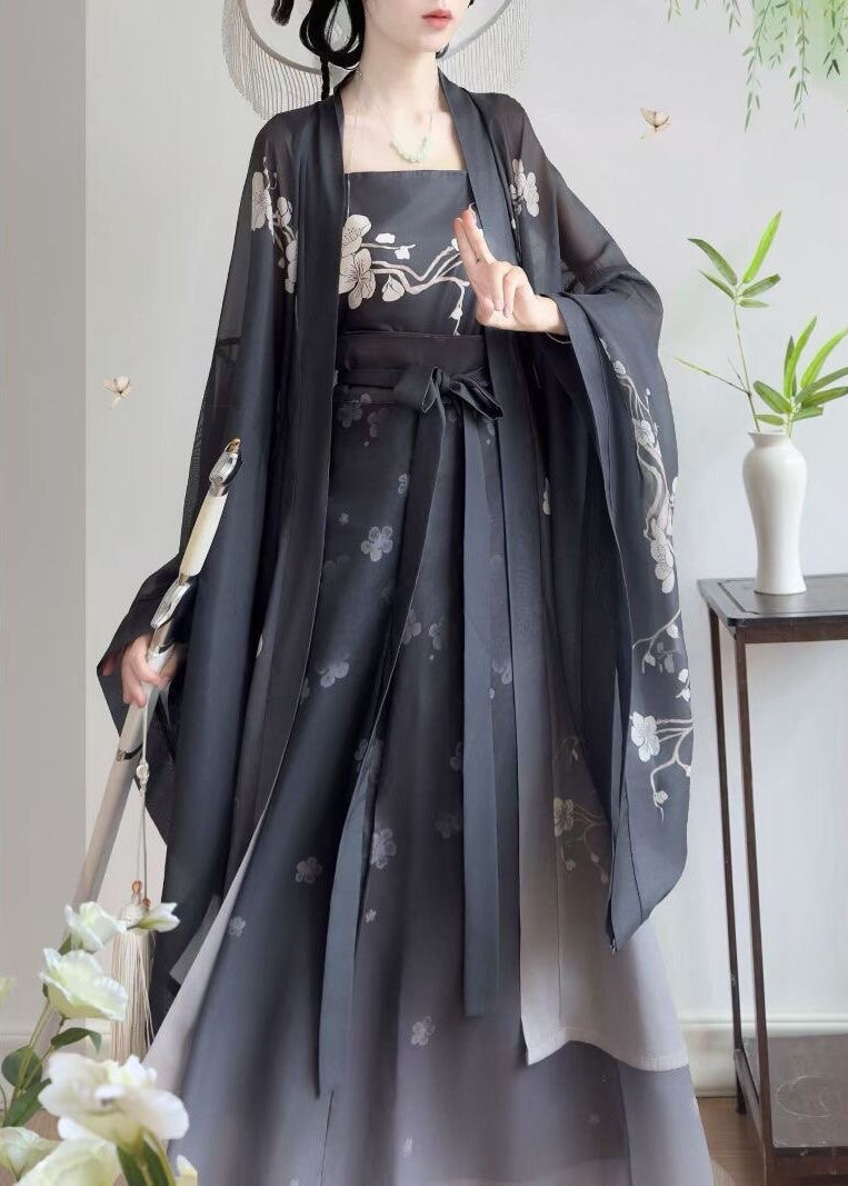 Ink Plum | 3-Piece Hanfu (墨梅)