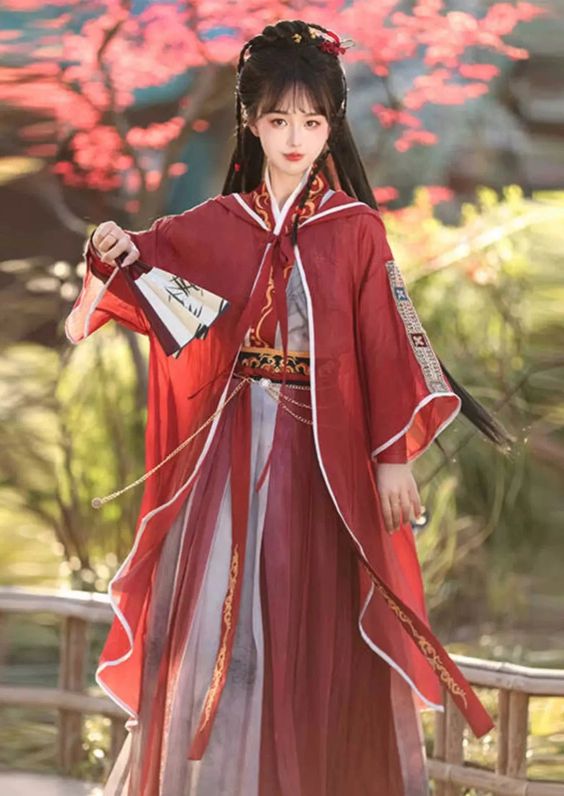 Incomparable | Conjunto Hanfu unisex de 6 piezas (绕指柔)