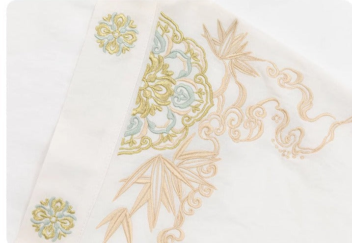 Bamboo Shadow | Modern Ma Mian Skirt (竹影)