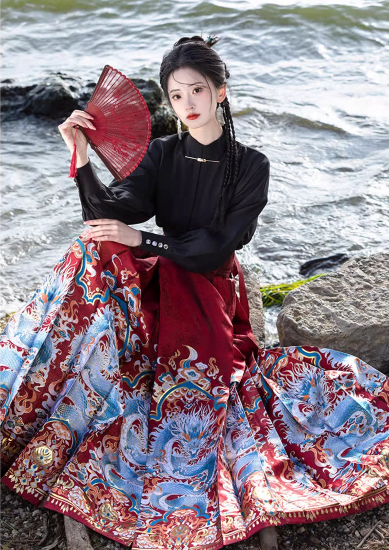 Dragon Heavens | Modern Ma Mian Skirt (龙御九天)