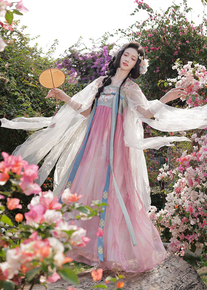 Lotus Fairy | 2-Piece Embroidered Hanfu (芙蕖)
