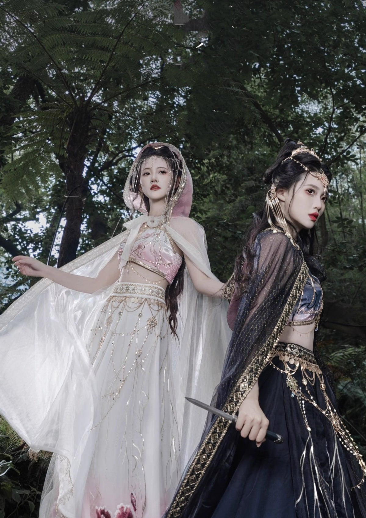 Moonlight Elf | Dunhuang Embroidered Gown (蝶骨)