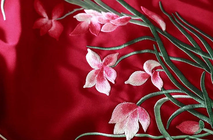 Red Magnolia | Red Qipao Dress (红玉兰)