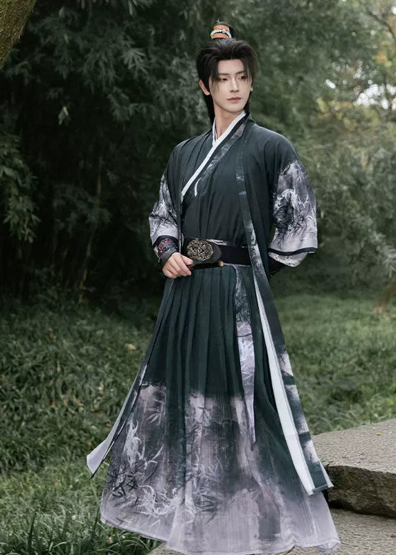 Seeking Serenity | Unisex 5-Piece Hanfu Set (寻幽)